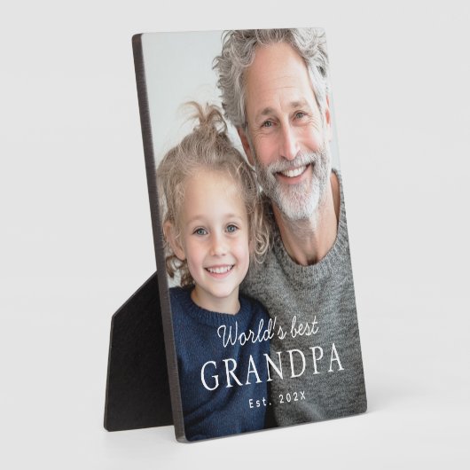 'S Werelds beste opa van het afgelopen jaar Fotoplaat (Zijkant)