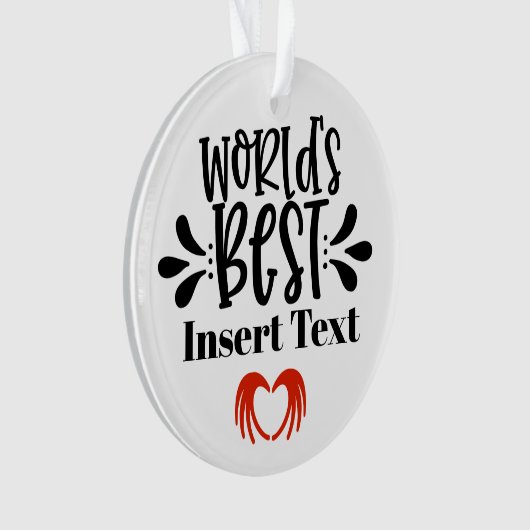 's Werelds beste Ornament voor iedereen (voorkant)