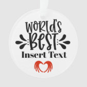 's Werelds beste Ornament voor iedereen (voorkant)