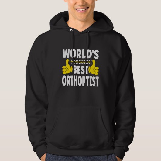 's Werelds beste orthoptiste functietak Ortho Hoodie (Voorkant)