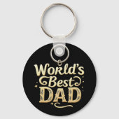 's Werelds beste pap cadeau Sleutelhanger (Voorkant)