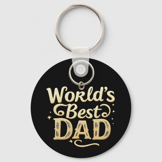 's Werelds beste pap cadeau Sleutelhanger (Achterkant)