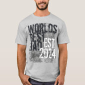 's Werelds Beste Pap Grunge 2014 Vaderdag T-shirt (Voorkant)