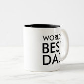 's Werelds Beste Pap Mok | Vaderdag cadeau (Voorkant rechts)