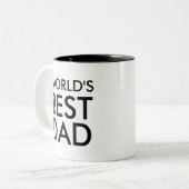 's Werelds Beste Pap Mok | Vaderdag cadeau (Voorkant links)