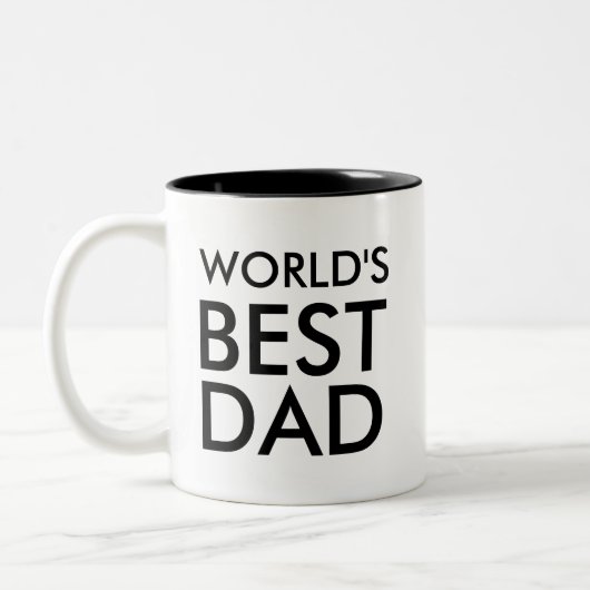 's Werelds Beste Pap Mok | Vaderdag cadeau (Links)