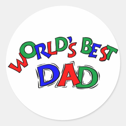 's Werelds Beste Pap Stickers (Voorkant)