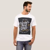 's Werelds Beste Pap T-shirt - Onze Hero | VADERDA (Voorkant volledig)