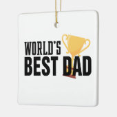 's Werelds beste pap Typografie Trophy | ORNAMENT (Links)