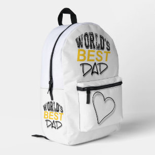 's Werelds Beste Pap Vaderdag BP Bedrukte Rugzak