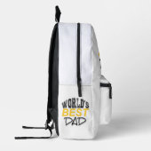 's Werelds Beste Pap Vaderdag BP Bedrukte Rugzak (Links)