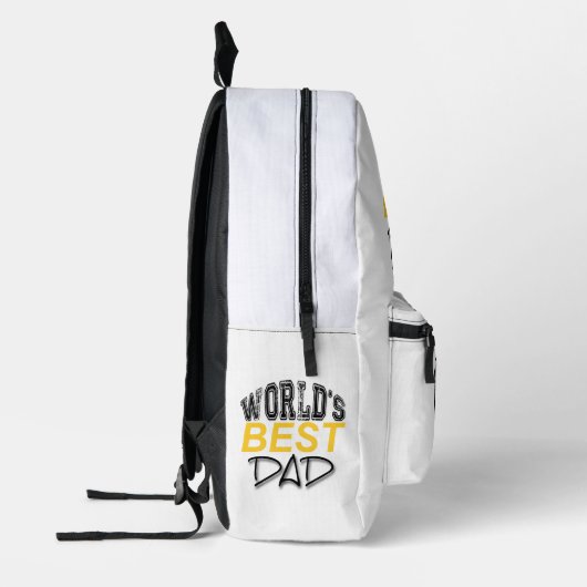 's Werelds Beste Pap Vaderdag BP Bedrukte Rugzak (Links)