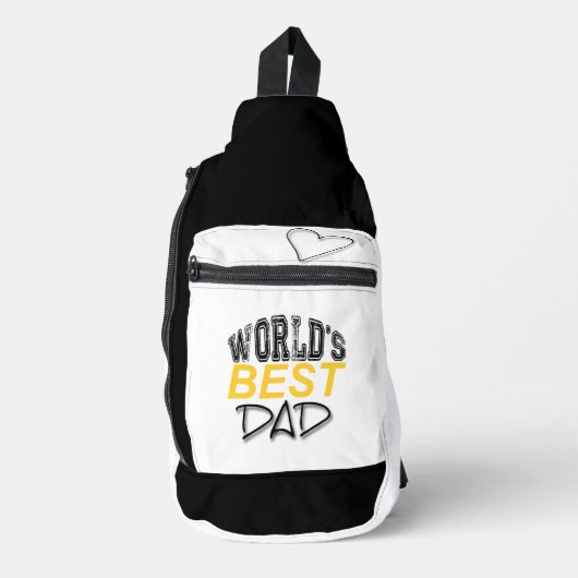 's Werelds Beste Pap Vaderdag PCSB Sling Bag (Voorkant)