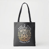's Werelds Beste Pap -  Vaders Cadeau Tote Bag (Voorkant)