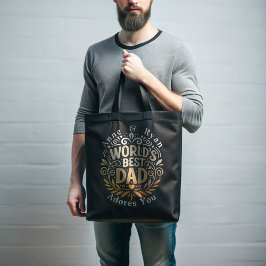 's Werelds Beste Pap -  Vaders Cadeau Tote Bag