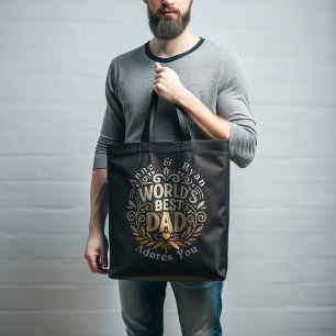 's Werelds Beste Pap -  Vaders Cadeau Tote Bag