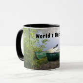 's Werelds Beste Pap Vist Camping Kano Mok (Voorkant links)