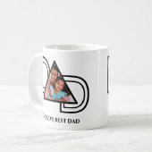 's Werelds beste papa foto aandenken Koffiemok (Voorkant links)
