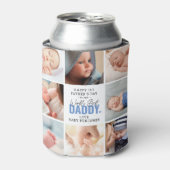 's Werelds beste papa fotocollage Blikjeskoeler (Blikje Voorkant)