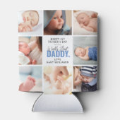 's Werelds beste papa fotocollage Blikjeskoeler (Achterkant)