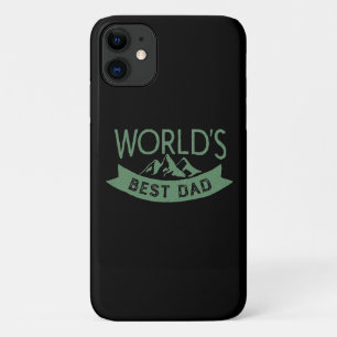 's Werelds beste papa groen en zwart Case-Mate iPhone Case