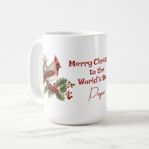 's Werelds beste Papa Kerst Rode Kardinaal Koffiemok