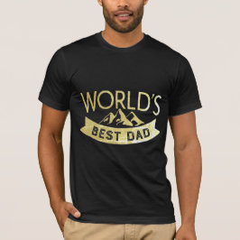 's Werelds beste papa Modern Vaderdag T-shirt