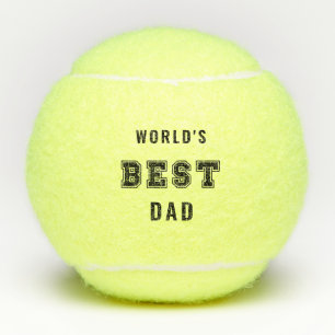 's Werelds beste papa monogram Tennisballen