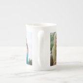 's Werelds beste papa Retro 2 fotocollage Porselein Kop (Achterkant)