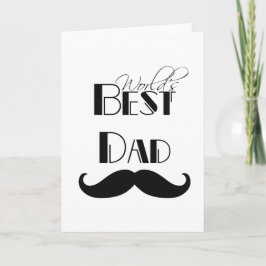's Werelds beste papa snor Kaart
