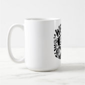 's Werelds beste papa typografie Koffiemok (Links)