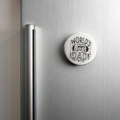 's Werelds beste papa  typografie Magneet