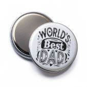 's Werelds beste papa  typografie Magneet
