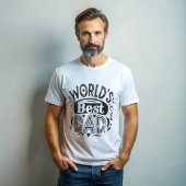 's Werelds Beste Papa  Typografie T-shirt