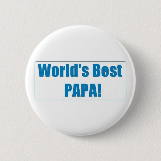 's Werelds beste papieren Button (Voorkant)
