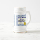 's Werelds beste papieren Mok Beer Stein (Voorkant rechts)
