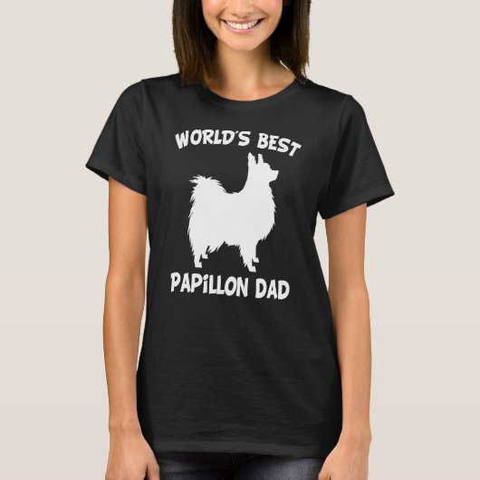 's Werelds beste papillon vader T-shirt (Voorkant)