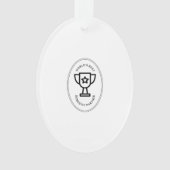 's Werelds beste partner in het huishouden Ornament (voorkant)