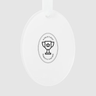 's Werelds beste partner in het huishouden Ornament