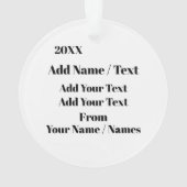 's Werelds beste partner in Ornament (achterkant)