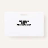 's Werelds beste Phiobotomist Badge (Voorkant)
