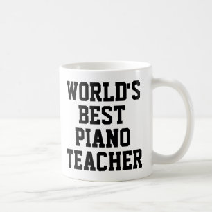 's Werelds beste Piano-leraar Gift-Mok Koffiemok