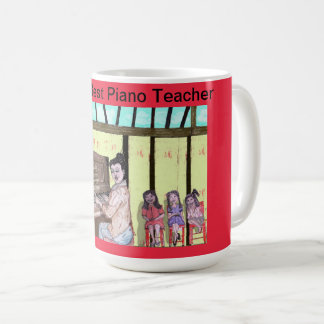 's Werelds beste pianoleraar! Koffiemok