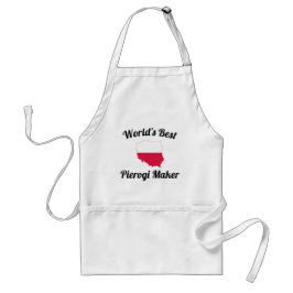 's Werelds beste Pierogi Maker Adult Apron Standaard Schort