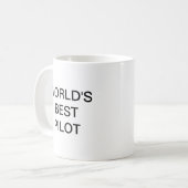 's Werelds beste piloot Koffiemok (Voorkant links)