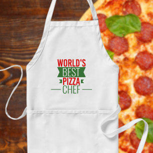 's Werelds beste Pizza Chef - rood wit groen Standaard Schort