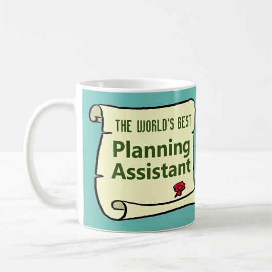 's Werelds beste planningsassistent. Koffiemok (Links)