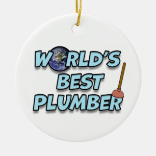 's Werelds beste Plumber Keramisch Ornament
