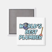 's Werelds beste Plumber Magneet (Voorkant / Achterkant)