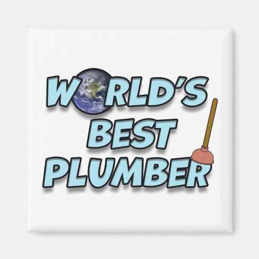 's Werelds beste Plumber Magneet (Voorkant)